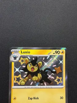 Pokemon TCG Luxio 136/091 Sv: Paldean Fates Shiny Rare Near Mint - Image 3