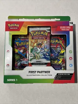 Pokemon TCG First Partner Illustration Collection Series 1 Box Sealed Rare SP 🔥 - Image 1