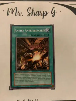 ANTIKE ANTRIEBSFABRIK - 1. AUFLAGE SD10-DE021 DEUTSCH Yu-Gi-Oh! CARD COMMON - Image 2