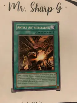 ANTIKE ANTRIEBSFABRIK - 1. AUFLAGE SD10-DE021 DEUTSCH Yu-Gi-Oh! CARD COMMON - Image 3