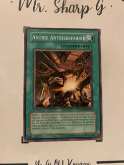 ANTIKE ANTRIEBSFABRIK - 1. AUFLAGE SD10-DE021 DEUTSCH Yu-Gi-Oh! CARD COMMON - Image 4