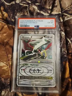 2009 POKEMON PLATINUM ARCEUS #95 ARCEUS LV.X-HOLO PSA 10 - Image 1