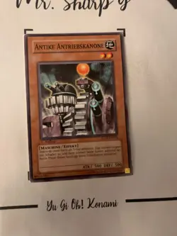 ANTIKE ANTRIEBSKANONE - 1. AUFLAGE SD10-DE016 DEUTSCH Yu-Gi-OH! CARD COMMON 2007 - Image 3