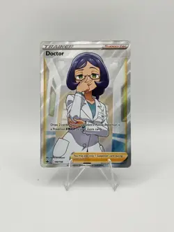 Pokemon - Doctor (Full Art) Holo - SWSH06: Chilling Reign 190/198 (NM) - Image 1