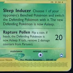 Parasect #27 Pokemon Aquapolis - Image 5