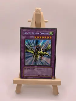 Yu-Gi-Oh Gaia The Dragon Champion LOB-E102 Secret Rare 1st Edition - Image 1