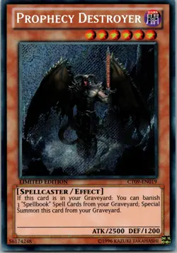 Yugioh Prophecy Destroyer CT09-EN019 Limited Edition Secret Rare NM - Image 1