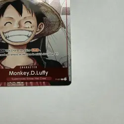Monkey.D.Luffy Alternate Art Foil Promo P-001 One Piece - Image 4