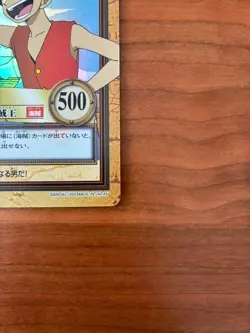 1999 One Piece Carddass Hyper Battle Monkey D Luffy Bandai C01 Vintage - Image 5