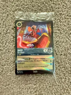 Disney Lorcana TCG Iago-Out of Reach D23 Promo Storyborn Ally 8/D23 EN English - Image 1