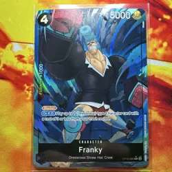 Bandai One Piece Card Game Franky OP10-090 Rare Alt Art - Image 3