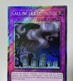 Call of the Haunted RA03-EN108 (NM) Platinum Secret Rare 1st Edition Yu-Gi-Oh - Image 3