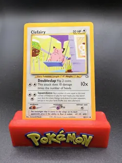 Pokemon TCG Clefairy Neo Genesis Unlimited Uncommon Card 30/111 Regular MP - Image 1