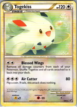 Togekiss 9/90 Non Holo Undaunted - Pokemon Card - NM - Image 1