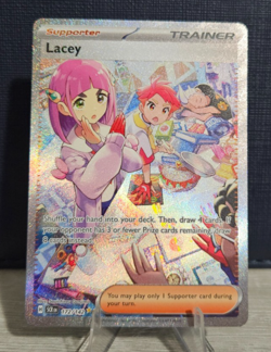 Lacey 172/142 Sv07: Stellar Crown Holo Pokemon Card NM - Image 1