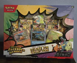 LOT OF 3 Pokemon TCG Ascended Heroes First Partners Deluxe Pin Collection - Image 2