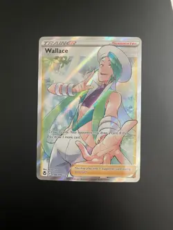 Pokemon Wallace 194/195 Silver Tempest Ultra Rare Full Art Holo English TCG - Image 1