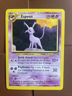 Pokemon TCG Espeon Neo Discovery 20/75 Rare - Image 1