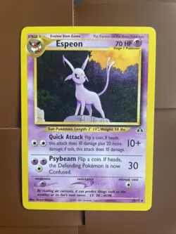 Pokemon TCG Espeon Neo Discovery 20/75 Rare - Image 3