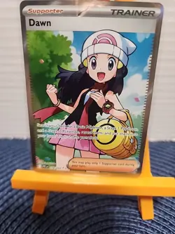 DAWN FULL ART TRAINER HOLO POKEMON PHANTASMAL FLAMES NM PACK FRESH 118/94 - Image 1
