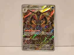 Kingambit 220/198 Pokemon TCG Scarlet And Violet SIR Secret Illustration Rare - Image 1