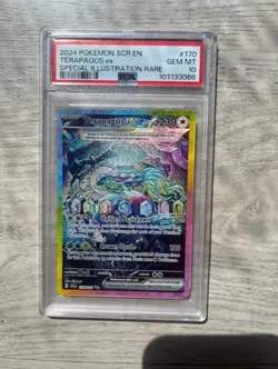 PSA 10 Terapagos ex - 170/142 - Stellar Crown Gem Mint Pokemon TCG - SIR - Image 1
