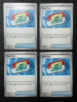 Poke Pad 081/088- Playset of 4 - Pokemon TCG: Perfect Order - English NM - Image 1