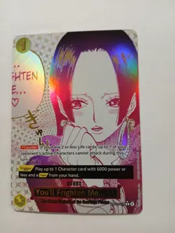 One Piece Youll Frighten Me... Op14 English Near Mint Condition - Image 1