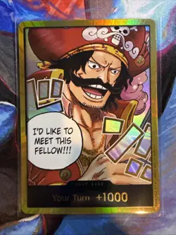 One Piece CCG Don!! Card “I’d Like To Meet This Fellow” Gold - Image 1