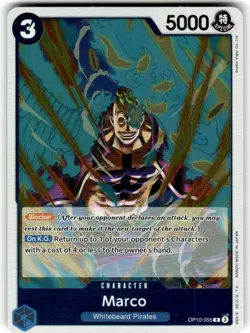 One Piece TCG - Marco OP10-055 - Foil R - Royal Blood - English - Image 1