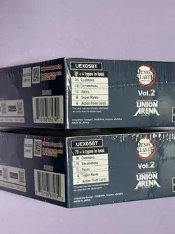 2 Bandai Namco Union Arena Demon Slayer Vol.2 English Box 16 Packs Sealed - Image 2