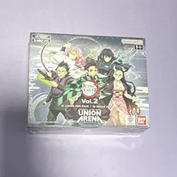 2 Bandai Namco Union Arena Demon Slayer Vol.2 English Box 16 Packs Sealed - Image 4