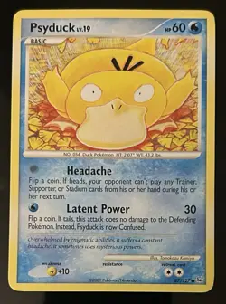Psyduck 87/127 Platinum Regular Common Basic 2009 Pokemon TCG Card - Image 1