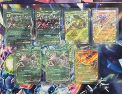Pokemon Card TCG EX NM Lot 7 Destined Rivals Yamega, Garchomp, Nidoking - Image 1