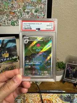 2023 Pokemon 151 SV2a Japanese Ivysaur Art Rare Card 167/165 PSA 10 Gem Mint - Image 1