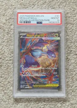 PSA 10 - Mega Latias ex 181/132 Pokemon Card - GEM MINT - Image 1