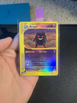 Gengar 48/165 Reverse Holo | Expedition | 2002 English Pokemon TCG Played Card - Image 1