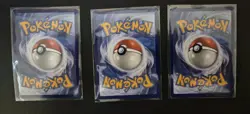 Pokemon First Partners Series 1 Gen 7 Alolan Starters Cards x 3 - NM-M - Image 2
