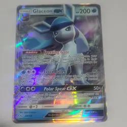 Pokemon Glaceon GX 39/156 Ultra Prism Ultra Rare Holo 2018 Card - Image 1