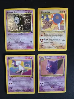 Neo Holo Pokemon Card Base Set Holo and non holo inc. Mew Promo card MP/LP - Image 1