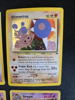 Neo Holo Pokemon Card Base Set Holo and non holo inc. Mew Promo card MP/LP - Image 2