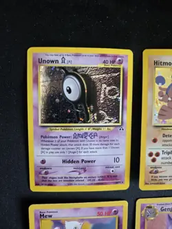 Neo Holo Pokemon Card Base Set Holo and non holo inc. Mew Promo card MP/LP - Image 3