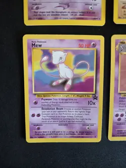 Neo Holo Pokemon Card Base Set Holo and non holo inc. Mew Promo card MP/LP - Image 4