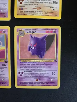 Neo Holo Pokemon Card Base Set Holo and non holo inc. Mew Promo card MP/LP - Image 5