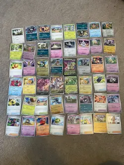 Pokemon Card Bundle Collection 200+ Cards With Box Pokemon - Image 1