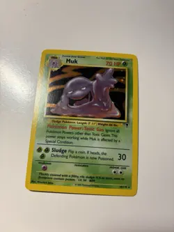 Muk 16/110 Holo Rare Pokemon Card NM - Image 2