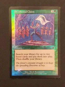 MTG Skyshroud Claim, Nemesis, Foil - Image 1