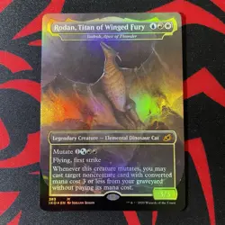 MTG Rodan, Titan of Winged Fury - Ikoria: Lair of Behemoths 383 - Image 2