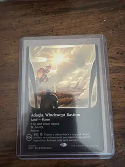 Adagia, Windswept Bastion (Borderless) Edge of Eternities Regular - Image 1