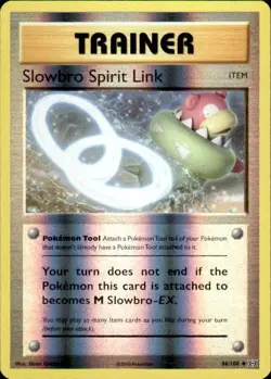 Pokemon Reverse Holo Slowbro Spirit Link XY - Evolutions 86/108 LP - Image 1